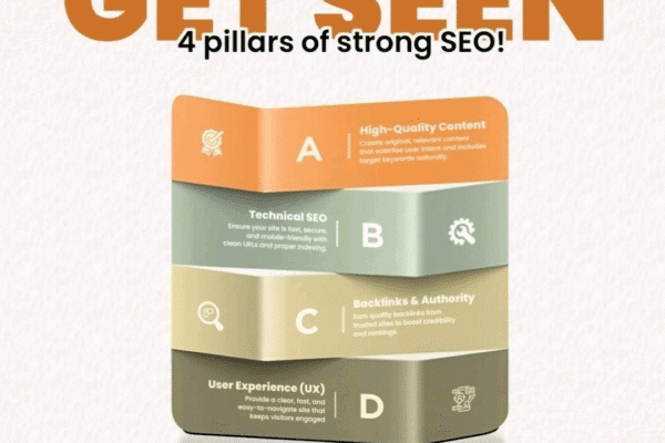 Get Seen - The 4 Pillars of Strong SEO