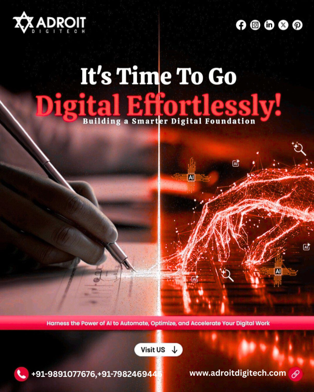 It’s Time to Go Digital Effortlessly: Building a Smarter Digital Foundation with AI in Delhi NCR