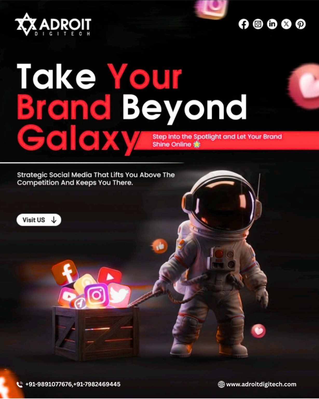 Take Your Brand Beyond the Galaxy with Strategic Social Media Marketing