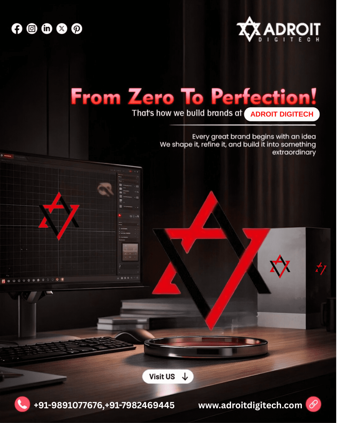 From Idea to Icon: How Adroit Digitech Builds Powerful Digital Brands